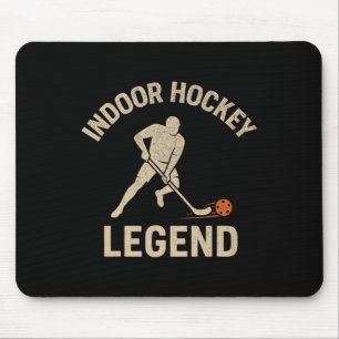 Indoor Hockey Legend Floorbyll Stick Shafts Player Mouse Pad