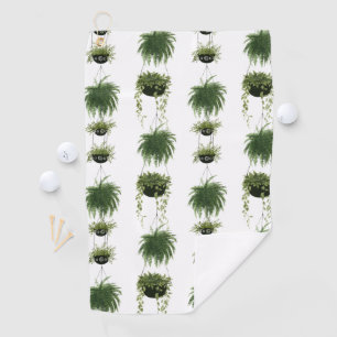 Indoor Oasis Hanging Baskets Golf Towel