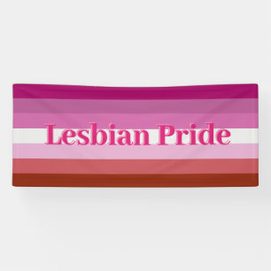 Indoor/Outdoor Banners - Lesbian Pride Flag