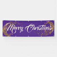Indoor Outdoor Custom Banner-Merry Christmas Banne