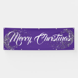 Indoor Outdoor Custom Banner-Merry Christmas Banner