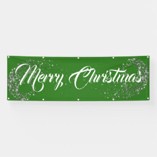 Indoor Outdoor Custom Banner-Merry Christmas Banner