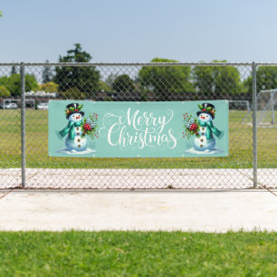 Indoor Outdoor Custom Banner-Merry Christmas Banner