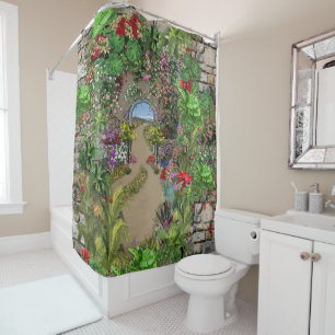 Indoor, Outdoor Nature in Bloom Shower Curtain