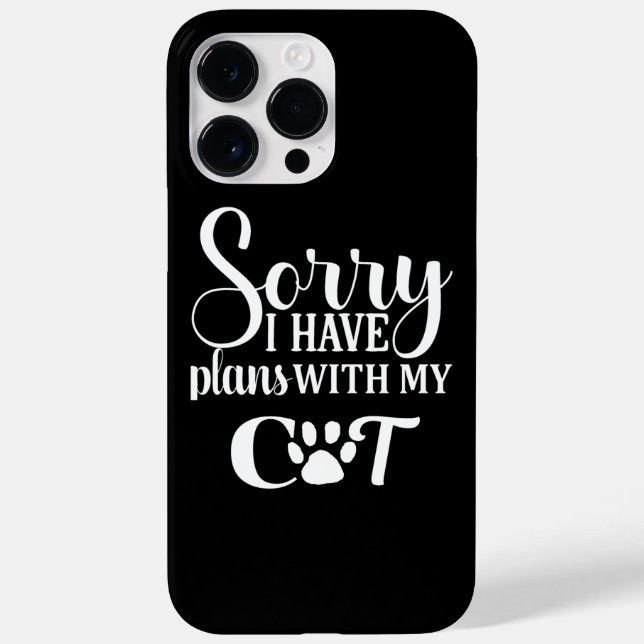 Indoor Pet Kitty Case-Mate iPhone Case (Back)