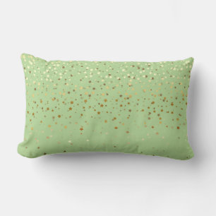Indoor Petite Golden Stars Lumbar Pillow-Apple Cushion