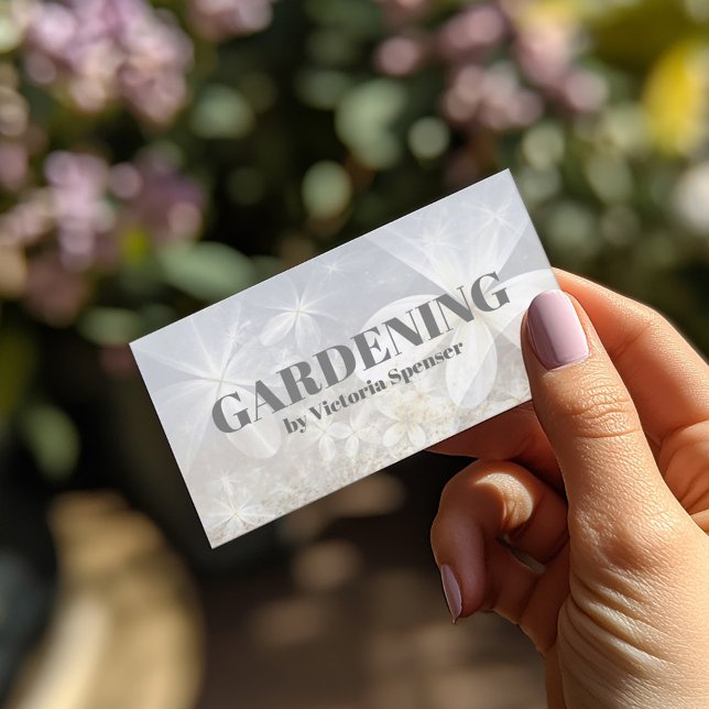 Indoor Plant Care And Gardener Consultation Business Card (Perfect for business)