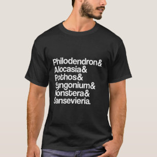 Indoor Plant Philodendron Monstera Botanical T-Shirt