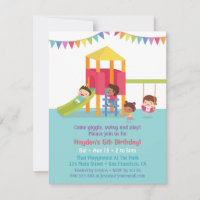 Indoor Playground Multi Ethnic Kids Birthday Party