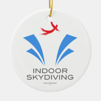 Indoor Skydiving Ceramic Tree Decoration