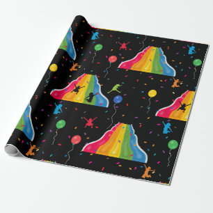 Indoor Slide Park Kids Playground  Wrapping Paper