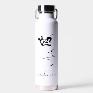 Indoor Spinning Cycle Heartbeat Exercise Bikers Water Bottle