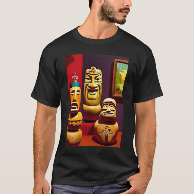 Indoor Tiki Life Ken Gauge Art T-Shirt (Front)