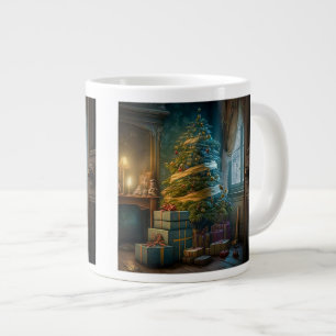 Indoors Christmas Tree Jumbo Mug