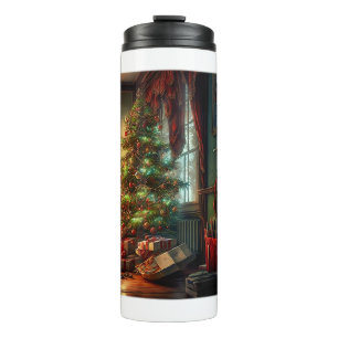 Indoors Christmas Tree Thermal Tumbler