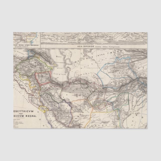 Indoscythicum atque Parthicum Regna Tissue Paper (Front)