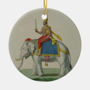 Indra, engraved by Marlet et Cie (colour litho) Ceramic Ornament