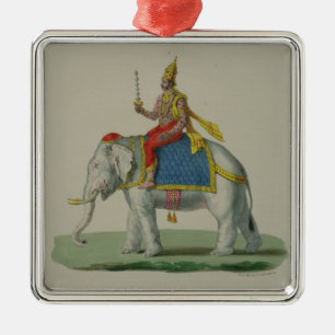 Indra, engraved by Marlet et Cie (colour litho) Metal Ornament