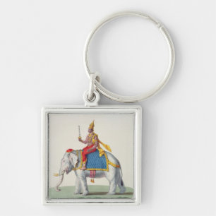 Indra or Devendra, from 'L'Inde francaise...', eng Key Ring