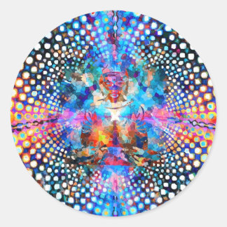 Indra's Net Classic Round Sticker