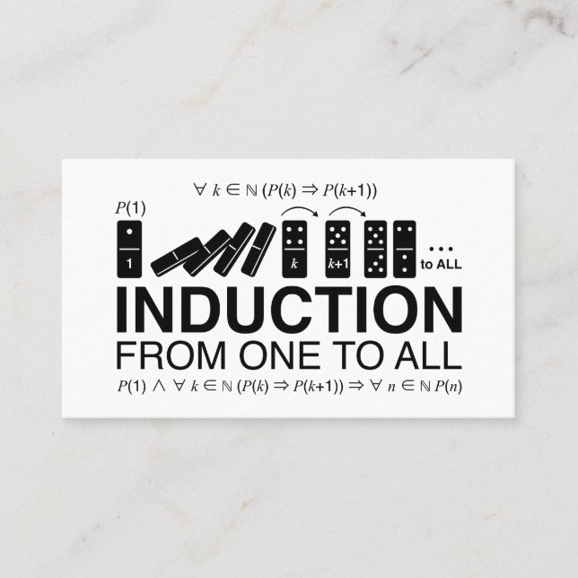 INDUCTION BUSINESS CARD (Front)