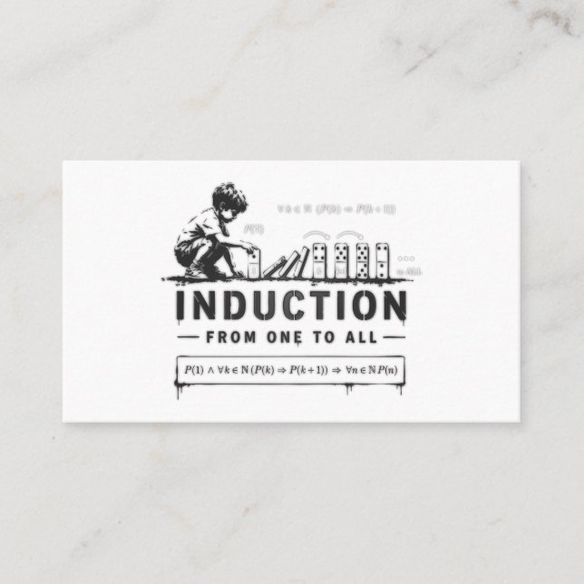 INDUCTION BUSINESS CARD (Front)