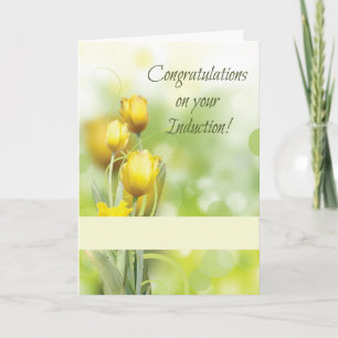 Induction of Baptist Minister Congratulations Card
