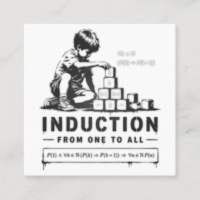 INDUCTION SQUARE BUSINESS CARD (Front)