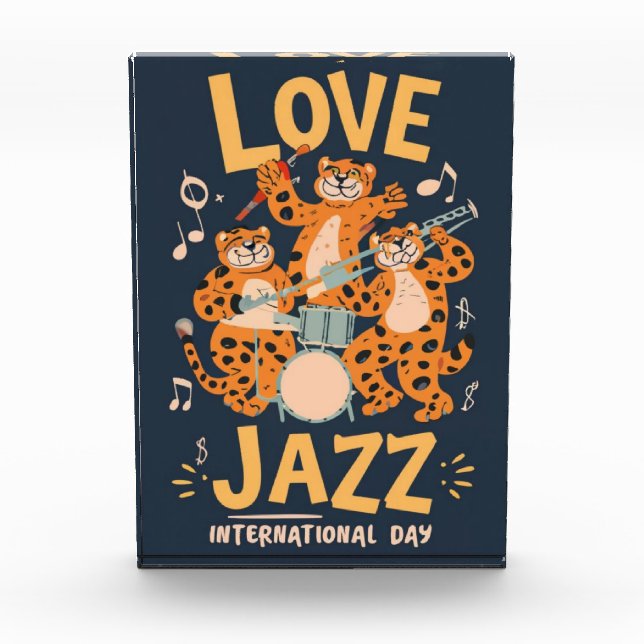 Indulge in Musical Bliss with this Joyful Jazzy  Photo Block (Front)