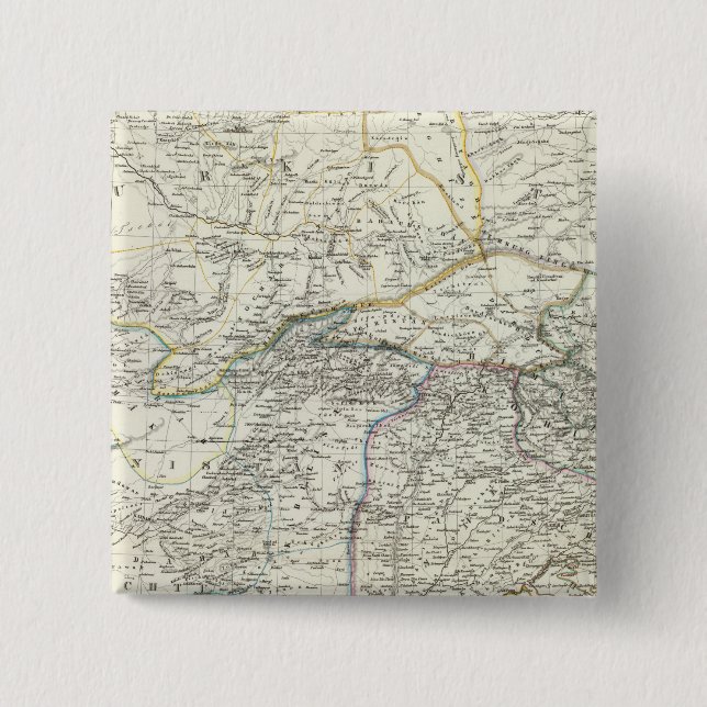 Induslander South Asia 15 Cm Square Badge (Front)