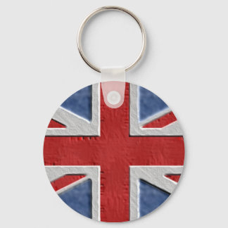 Industrial British Flag Key Ring