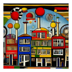 Industrial Buildings Poster