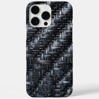 Industrial Carbon Fiber Weave Textured 3D Pattern