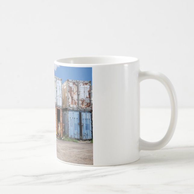 Industrial cargo container for shipping coffee mug (Right)