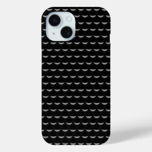 Industrial Composite Black Divets Print iPhone 15 Case
