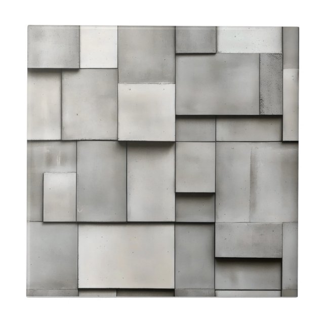 Industrial Concrete Pattern Ceramic Tile (Front)