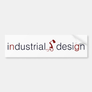 industrial design lamp graphic bumper sticker
