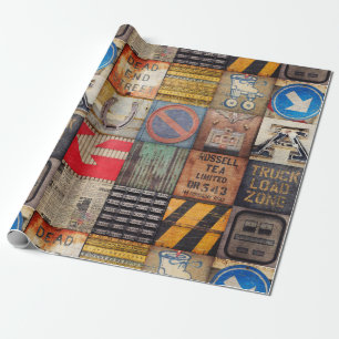 Industrial Design wrapping paper or for decoupage