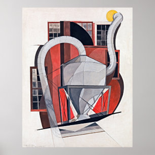 Industrial Elegance: High-Res Charles Demuth  Poster