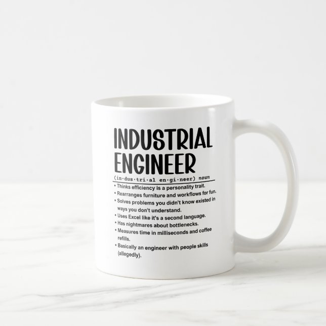 Industrial engineer coffee mug (Right)
