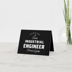 Industrial engineer, cool, engineer, engineering, note card