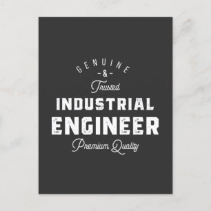 Industrial engineer, cool, engineer, engineering, postcard