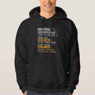Industrial Engineer Definition Funny Job  Hoodie