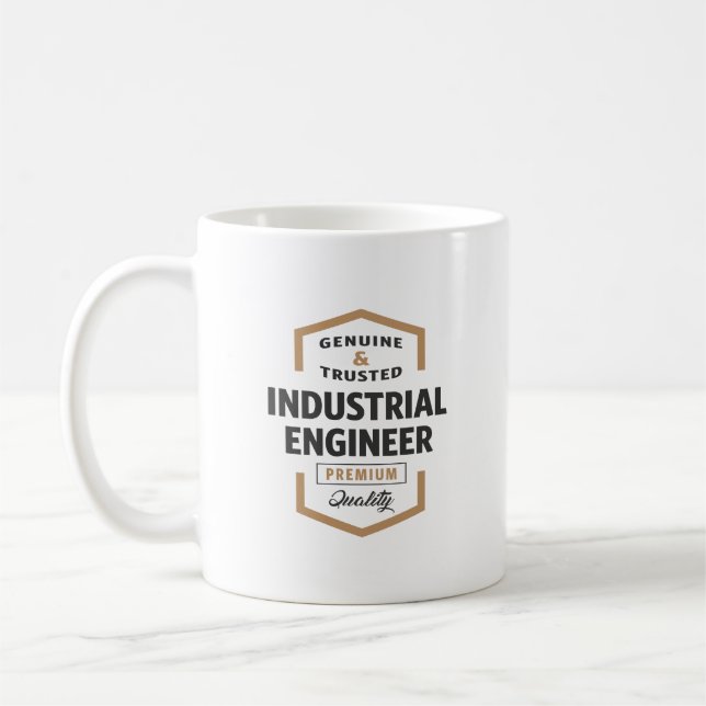 Industrial Engineer Logo Gift Ideas.   Coffee Mug (Left)