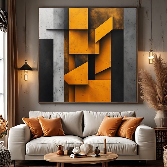 Industrial Geometric Art Poster (Creator Uploaded)