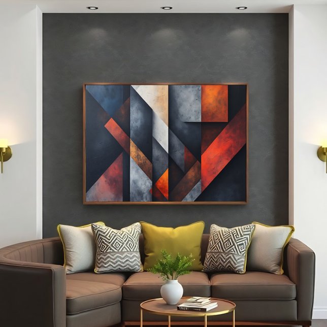 Industrial Geometric Art Poster (Creator Uploaded)