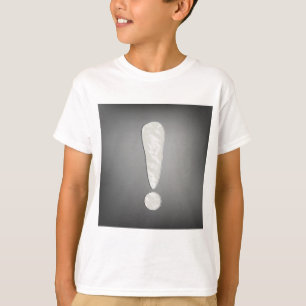 Industrial Grunge Exclamation Mark Symbol T-Shirt