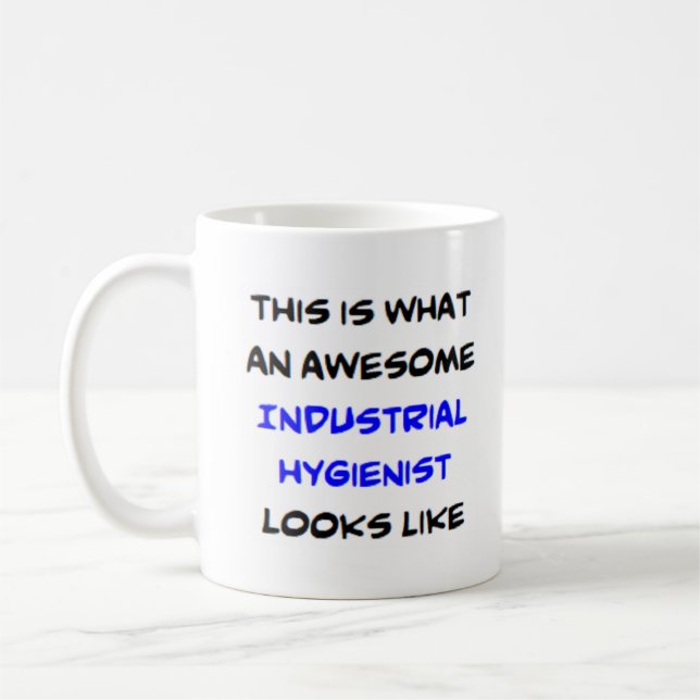 industrial hygienist, awesome coffee mug (Left)