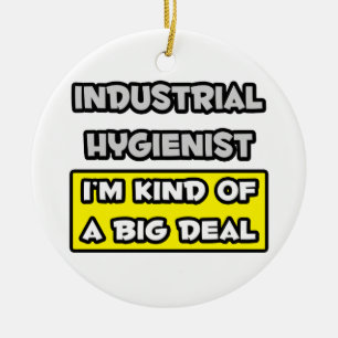 Industrial Hygienist .. I'm Kind of a Big Deal Ceramic Ornament