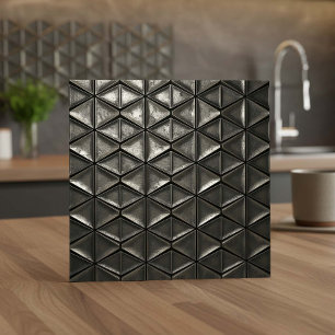 Industrial Iron Pyramid Pattern #1 ID1227 Ceramic Tile